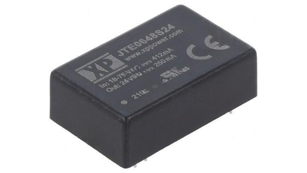 5904006757751 Przetwornica Dc/Dc 6W 18-75VDC / 24VDC 250Ma JTE0648S24 XP Power-image