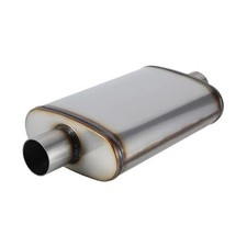 Exhaust Muffler Universal Muffler For 2.5 Inletoutlet 20 Overall Length