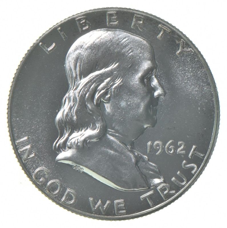 1962 Proof Franklin Half Dollar 90% Silver *2993
