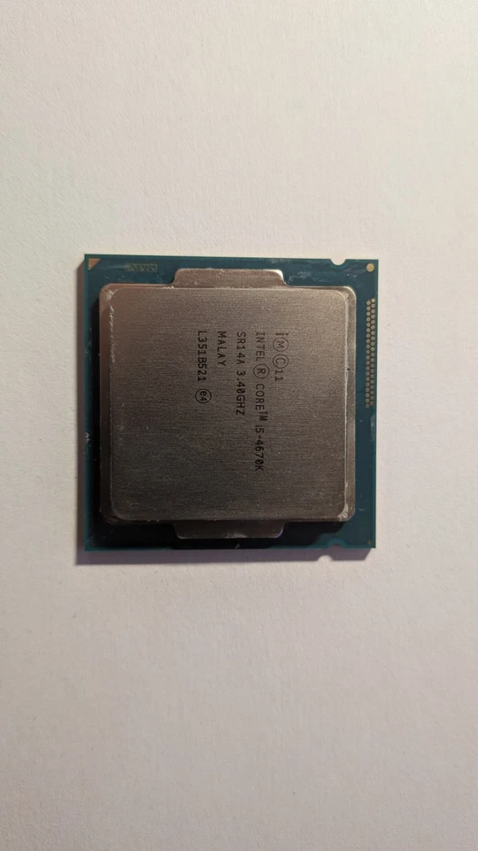 Intel Core i5-4670K (4x 3.40GHz) SR14A CPU Prozessor Sockel 1150 (#44) - Bild 2 von 2