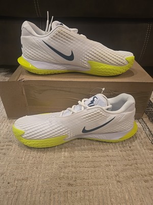 Size 9 Nike Air Zoom Vapor Cage 4 RAFA Tennis Shoes White Volt DD1579-107 Mens Amazon.com | NikeCourt Zoom Vapor Cage 4 Rafa Men main image 3