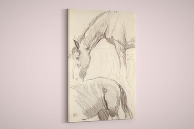 Maynard Dixon - Study of Horses - Art Print on Paper or Canvas