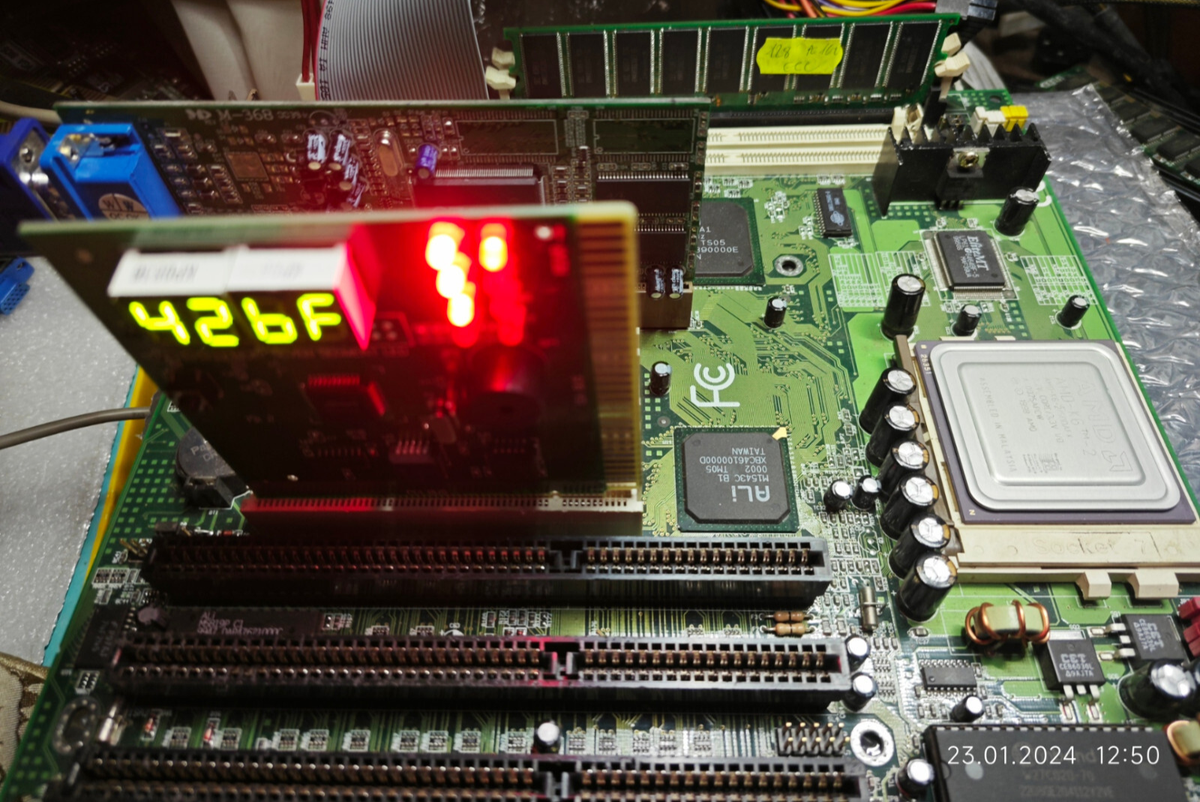 HOT Super Socket 7 AT ACORP 5ALI61 (ALi ALADDiN V) AGP, ISA, PCI +