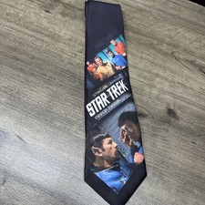 Ralph Marlin Star Trek Mirror Mirror Tie 1994 Made In USA VTG Mens Multicolor