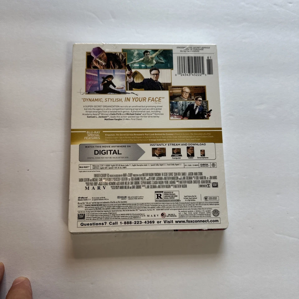 Kingsman: The Secret Service Blu-ray Disc, SteelBook Best Buy Exclusive - Image 3 of 4