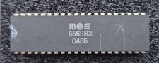 MOS 6569R3 VIC-II Video Chip PAL Commodore 64 C64 Vintage IC, Fully Working