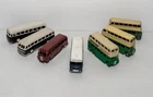 Job Lot 7 x Vintage  Dinky Toys Buses & Coaches - Play Worn For Spares or Repair