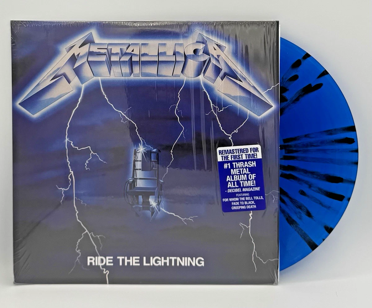 Metallica - Ride The Lightning (Vegas Sphere Pop Up Splatter Blue/Black Vinyl)