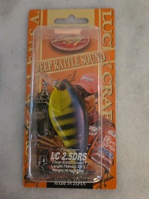 Discontinued Lucky Craft 2.5 DRS Squarebill Crankbait Brent Ehrler TO Gill NOS
