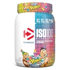 Dymatize ISO100 Hydrolyzed Whey Protein Powder - Birthday Cake Pebbles