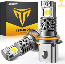 Termitor 2x 9004hb1 Led Headlight Bulb 80000lm Ultra Bright Highlow Lamp 6500k