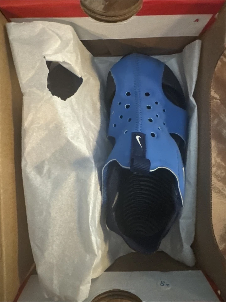 Nike Sunday protect 2 niños, niños pequeños talla 10c color azul MUY SUAVEMENTE USADO Foto 3 de 4