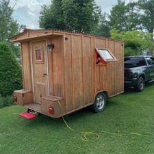 Custom made Camper Hunting Cabin Tiny house Brand New OOAK