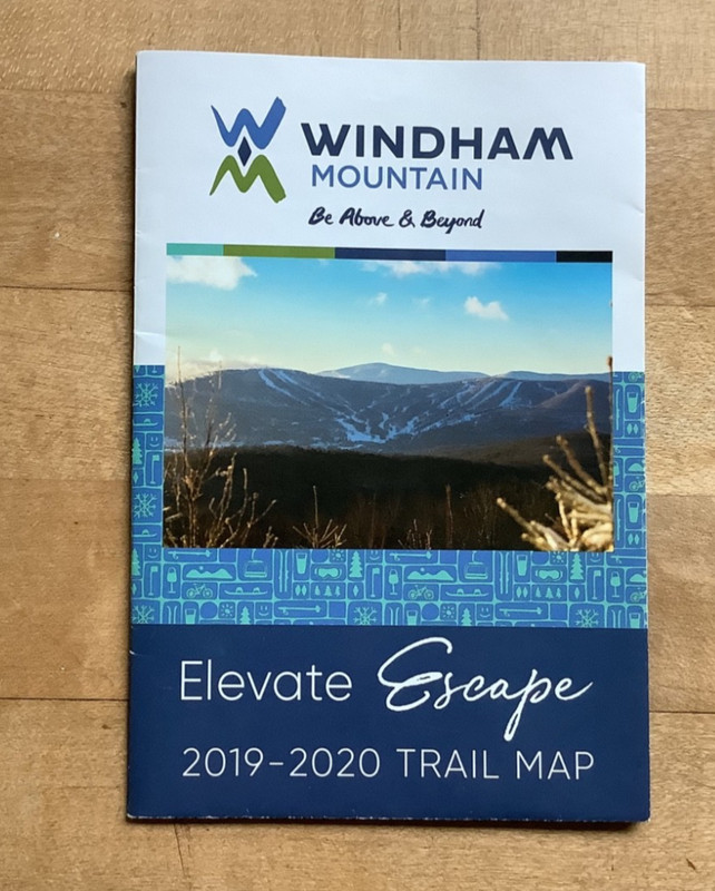2019/20 Windham Mountain Catskills New York Ski Trail Map