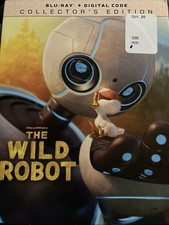 The Wild Robot - Collector's Edition Blu-ray Digital Blu-ray NEW/Slipcover