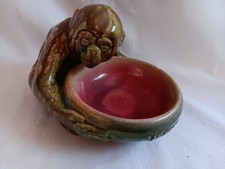 Villeroy & Boch Merzig Jugendstil Affe Schale Visitenkartenschale Laufglasur