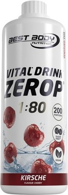Best Body Nutrition ZEROP Vital Zuckerfreies Getränkekonzentrat Sirup Kirsche
