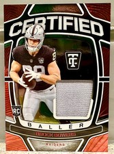 JERSEY # MATCH! 2024 Totally Certified Brock Bowers Rookie RC 89/99! RAIDERS!
