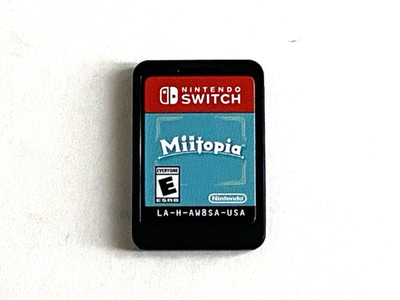 Miitopia Nintendo Switch Game Cartridge Only Good Label RPG