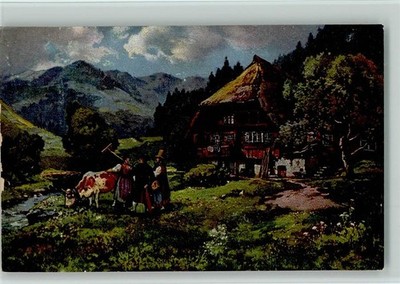 12072749 - Black Forest House, a chat with the neighbors Black Forest painter