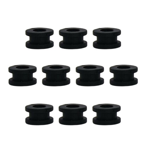 10 Pezzi Universale Moto Gomma Gommino Supporto Set Coperchio Laterale FENDER - Picture 2 of 20