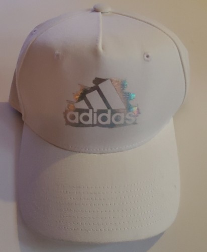 White Fitted Adidas (Silver) Climalite 