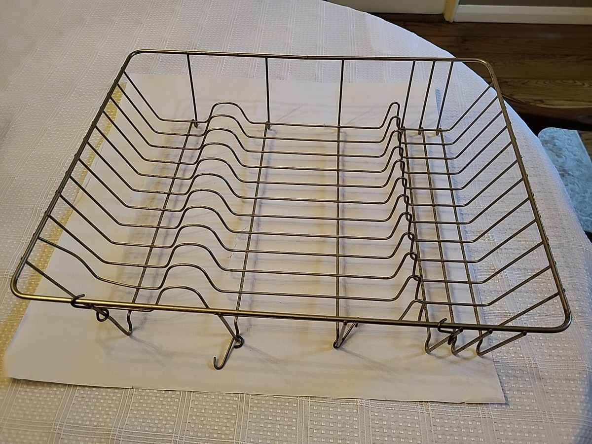 vintage wire dish rack drainer UK