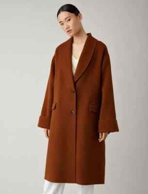 Brand New JOSEPH Kara Wool Camel Double Face Coat Size 32 £945