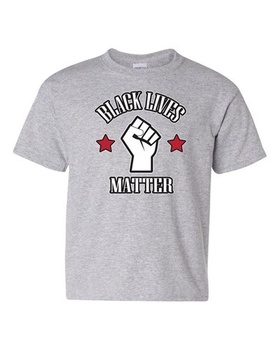 Camiseta Camiseta Black Lives Matter Apoyo Protesta Policía Los Ángeles DT Jóvenes Niños - Imagen 2 de 7