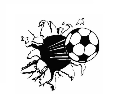 Fussball Football Wandtattoo Wallpaper Wand Schmuck 60 X 67 Cm Wandbild Ebay