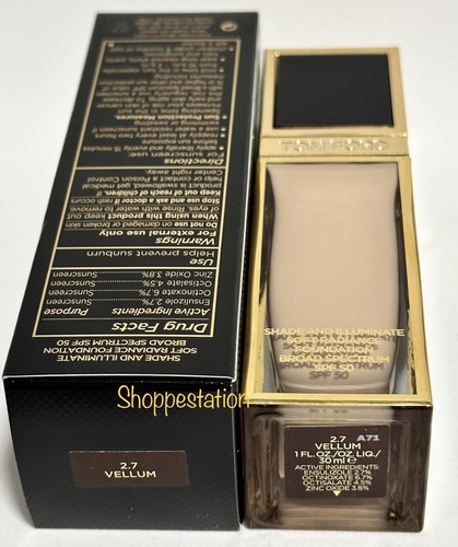 Tom Ford Shade And Illuminate Soft Radiance SPF50 Foundation Shade 2.7 VELLUM - Picture 3 of 7