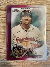 2022 Allen & Ginter Chrome Base Magenta #87 Jose Ramirez /199