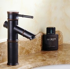 Bamboo Style Oil Rubbed Brass Bathroom Vessel Basin Faucet Sink Mixer Tap 2nf073