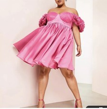 ASOS 3d Pink flower dress