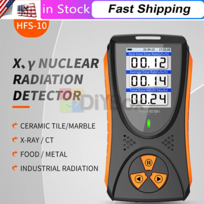 HFS-10 Geiger Counter Nuclear Radiation Detector X-ray Beta Gamma Dosimeter US