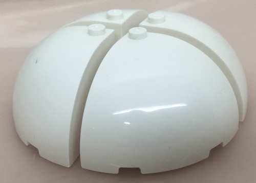 LEGO® - Cupola in mattoni di pietra di base 3x3x2 4x4x2 2/3 sfera in segmenti #88293 #49612 - Foto 150 di 154