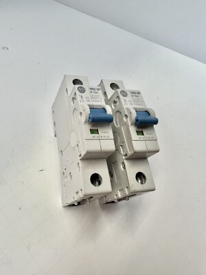2- New Allen-Bradley 1492-SPM1B150 Circuit Breaker, 15A- No Box