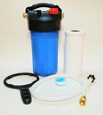 RV Water Filter System 1 Heavy Duty Water Filter One-Piece 3-Stage Filtration 