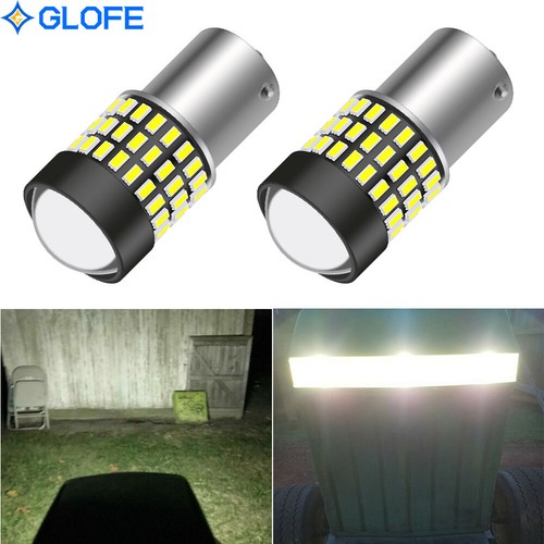 2x helle BA15s 1156 Sockel LEDs SMD3528 Birne für AD2062R John Deere Traktor Mäher - Bild 1 von 12