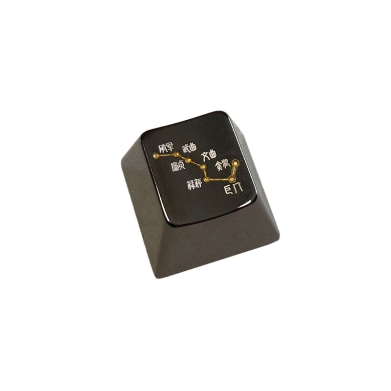 Alloy Keycap Set for Mechanical Keyboards in Celestial Design and Height