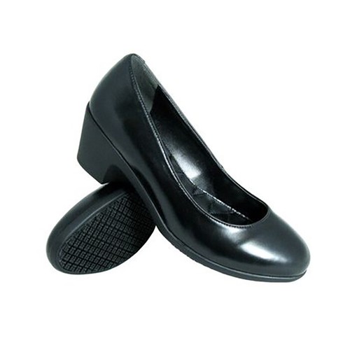 GENUINE GRIP Sevice Heel Dress Shoes Slip Resistant Nurse Hospitality Work gg - Picture 2 of 6