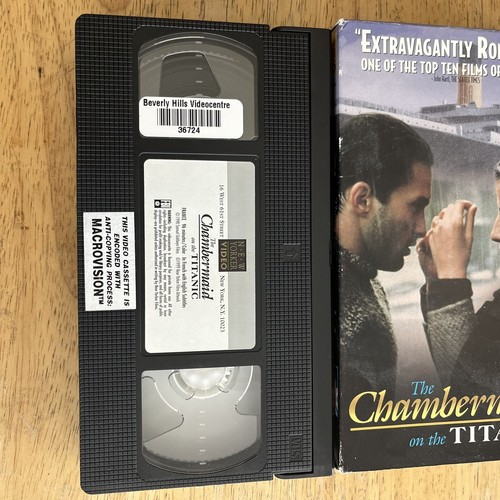 The Chambermaid On The Titanic (VHS, 1997) Rare French Romance - Picture 3 of 4