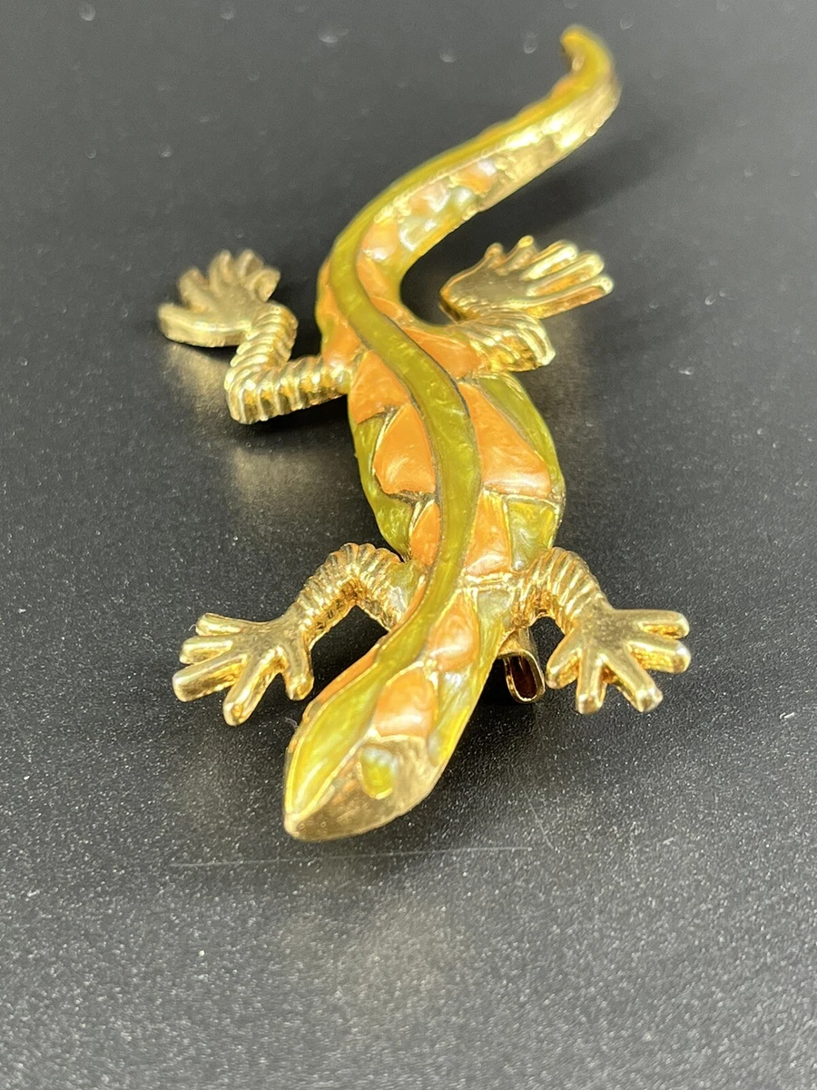 Gecko brooch clearance