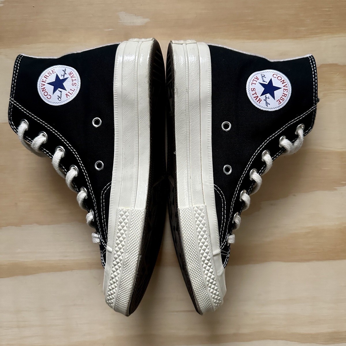 Converse All Star High CDG Size 4 Men's Black Comme des