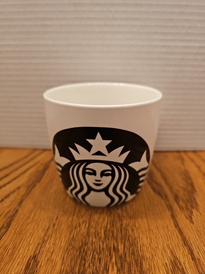 Starbucks Coffee Mug Black Mermaid Logo 14 ounce size