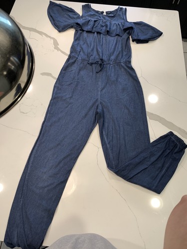Girls jumpsuit blue Art class size L 10/12 - Picture 2 of 4