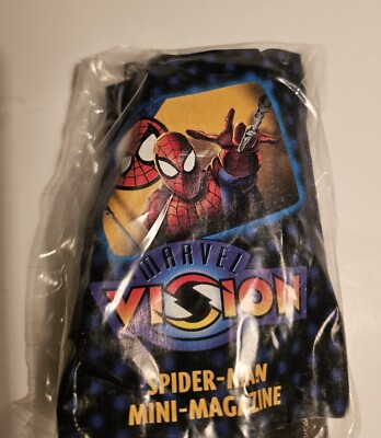 Subway Marvel Vision Spider-Man Web Slinger and Mini-magazine