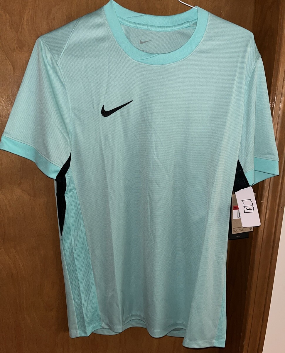 Nike Dri-FIT Short Sleeve Soccer Jersey Men's Large Mint Foam