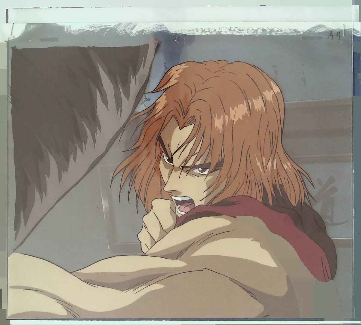Street fighter II V anime cel