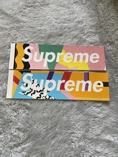Supreme Mendini Box Logo Sticker Authentic Set Of 2